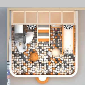 Tapis de jeu amovibles écologiques en mousse pour piscine à balles, équipement de jeu souple pour enfants, petit aire de jeux intérieure pour enfants - Product Image 5
