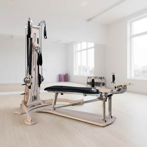 ZenRol Commercial Personnalisé pour Femmes, Chaise Tour de <span class=keywords><strong>Yoga</strong></span> Cadillac en Érable avec Rouleau Lisse Zen, Équipement de Fitness pour la Correction de la Colonne Vertébrale - Product Image 3