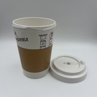 Gobelets en fibre de bambou imprimés de grande taille avec couvercles à vis de 16 oz (450 ml) avec de beaux designs personnalisés