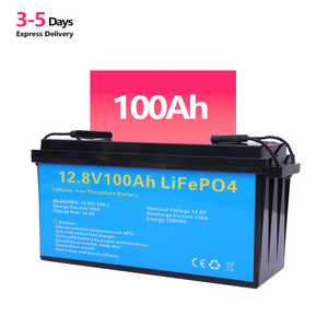 แบตเตอรี่ลิเธียมฟอสเฟตสำรองพลังงานแสงอาทิตย์ ป้องกันการชาร์จเกิน รุ่น EU Stock Deep Cycle 12.8V 24V ความจุ 50Ah 100Ah 200Ah พร้อมระบบ BMS สำหรับใช้งานกลางแจ้ง - Product Image 3