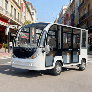 Bus touristique électrique à batterie lithium-acide, type fermé, navette touristique pour zones scéniques, garantie de 2 ans - Product Image 5