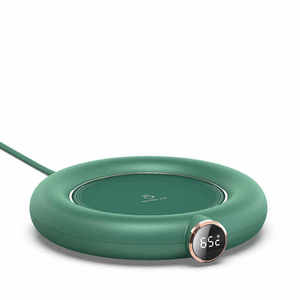 Tasse de Noël chauffage intelligent, tasses à température intelligente lait café tasse en céramique tasse chauffante avec cuillère sous-verre - Product Image 6