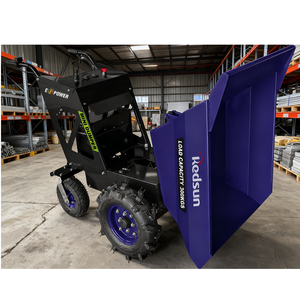 Brouette électrique de haute qualité homologuée CE, capacité de charge 300 kg, mini-<span class=keywords><strong>dumper</strong></span> 4x4 avec moteur Kohler, batterie au plomb-acide 48 V, benne de 300 kg - Product Image 4