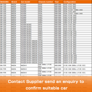 Brazo de Control Trasero para Reparación de Automóviles MA-175R MASUMA GJ6A-34-J00B GJ6A-34-J00C GJ6A-34-J00D GR1A-34-J00 para <span class=keywords><strong>MAZDA</strong></span> ATENZA SPORT WAGON GG3P - Product Image 2