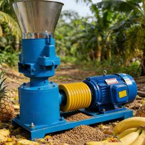 Processador de Ração de Grãos Mistos Amigável ao Usuário, Moinho de Pellets a Diesel, Moinho de Pellets de Ração em Grande Escala - Product Image 1