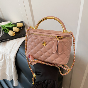 Borsa a tracolla tote da donna 2026, nuovo stile, ispirata a griglia di diamanti, con catena, dal tocco <span class=keywords><strong>e</strong></span> dal design di alta gamma - Product Image 2