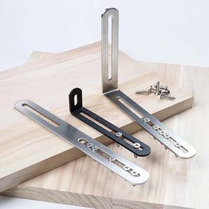 Support mural en forme de L Support d'angle de connexion Support d'étagère Code d'angle à angle droit pour connecteur en bois - Product Image 2