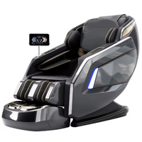 LEERCON Neuer Hochwertiger 4D-Massagesessel Ganzkörper Zero Gravity Luftdruck Energiesparender Leiser Motor Großer Massagesessel