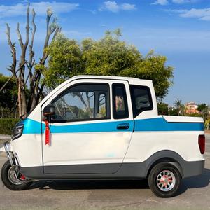 Tricycle à batterie à faible vitesse, pick-up 1000W 1500W, tricycle électrique fermé, véhicule électrique 48V 60V, remorques électriques - Product Image 3