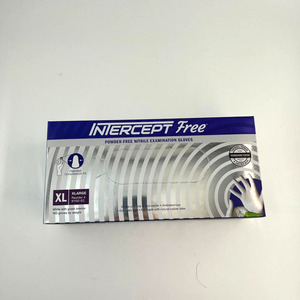Intercept Free Powder-Free Nitrile Examination Gloves Disposable Medical Grade American Nitrile - Product Image 2