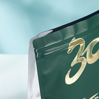 Sachet Doypack Transparent Personnalisé avec Fenêtre, Taille sur Mesure, Fermeture Ziplock pour Biscuits, Présentation en Supermarché, Emballage