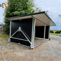 6 types de boxes à chevaux économiques préfabriquées, écuries classiques de grande taille pour l'extérieur avec toit pour équipement équin et enclos