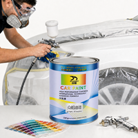 Matériaux de peinture pour carrosserie automobile, peinture automobile 1K couleur nacrée, bonne rétention de la couleur pour les ateliers de réparation automobile