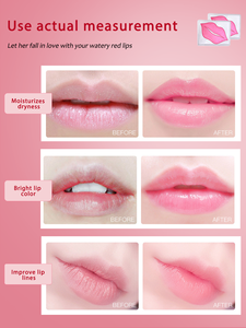 OEM/ODM 20 PACK <span class=keywords><strong>Masque</strong></span> pour les lèvres en cristal de collagène rose Baume repulpant Gel hydratant Masques pour les lèvres Améliore les lèvres sèches, <span class=keywords><strong>Masque</strong></span> pour les lèvres en hydrogel - Product Image 6