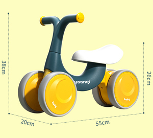 Neues Modell Elektrisches Kinderfahrzeug Spielzeug Plastik Baby Tretroller mit Musik und Licht Wackel-Schiebeauto Spielzeug Kinderfahrrad - Product Image 5