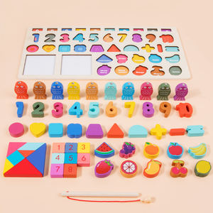 Tablero Logarítmico de Madera al por Mayor, Juguetes Educativos, Nuevos Productos Montessori, Juego de Formas Geométricas, Matemáticas, Juguete de Colores para Jardín de Infancia - Product Image 4