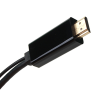 Câble HDMI vers DP VCOM 4K 60Hz, mâle vers femelle, convertisseur vidéo HD pour ordinateur, moniteur, projecteur