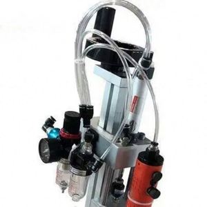 Manual Perfume Cosmetic Daily Skin Care Products Glass Spiral Pneumatic Plastic Bottle Capping <b>Machine</b> - Product Image 3