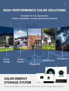 Onduleur Solaire <span class=keywords><strong>Hybride</strong></span> en Gros ODM OEM à Double Sortie MPPT 48V 8KW 10KW 12KW avec Contrôleur <span class=keywords><strong>de</strong></span> Charge Solaire Anti-reflux 220V 230V AC - Product Image 5