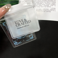 Vente en gros Sac à bijoux en PVC avec fermeture éclair en plastique transparent Logo imprimé personnalisé pour boucles d'oreilles montres et colliers