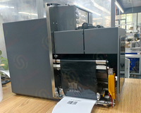Pita Printer Barcode Thermal Transfer Kompatibel Unioncoding UC168 80mmx300m TTR Transfer Wax Ribbon untuk Printer Label