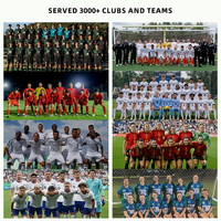 Tenues de football personnalisées pour équipes, design par transfert thermique, manches courtes, respirantes, légères, séchage rapide, ensemble de maillots de football pour club