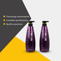 Fabricant haut de gamme 750ml PET violet Transparent shampooing moussant pompe bouteille hommes beauté emballage bouteilles en plastique pour lotion