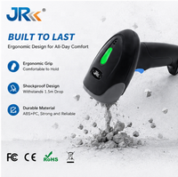 Escáner de Código de Barras USB con Cable OEM Factory JR 659, Plug & Play, Precio al por Mayor, Pistola de Escaneo Manual con Certificación CE FCC