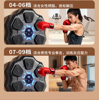 Nouvelle cible de boxe musicale intelligente multifonctionnelle pour enfants, entraîneur de réaction avec lumières et rythme, machine de boxe électronique fabriquée en Chine