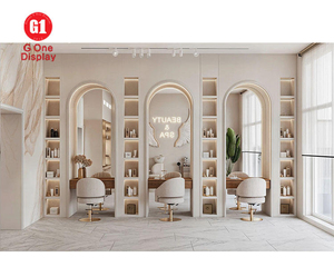 Free Design European Salon Furniture | Hair Care Counter & Display Stand for Beauty Shop Interior Decoration - Product Image 1