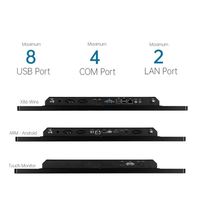 15.6 21.5 pouces Core I3 I5 I7 / Android IP65 étanche à la poussière écran tactile PC écran tactile COM RS232 panneau PC