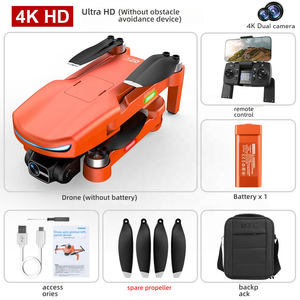 (ใหม่)L800 PRO2 โดรน GPS พับได้ ใช้งานง่ายสำหรับมือใหม่ ไฟ LED กล้องคู่ FPV รีโมทคอนโทรล พลาสติก ABS ส่งสัญญาณได้ไกล 5 กม. - Product Image 4
