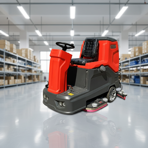Fast Delivery Ride-on Double-brush Scrubber <b>Machine</b> High Quality <b>Floor</b> Cleaner Automatic Pump Restaurant Hotels - Product Image 4