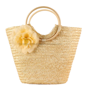 Bolso Vintage de Paja Mexicana Estilo Caramelo, Estructurado, de Mano, para Llevar Bajo el Brazo, Diseño de Dibujos Animados Tanjing - Product Image 2