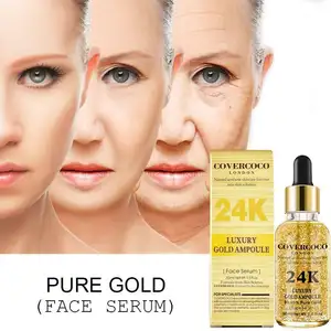 Beauté soins personnels 24k Gold Essence soins de la peau bio sérum hyaluronique soins de la peau anti-âge collagène vegan cosmétiques sérum pour le visage