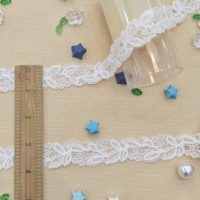 Nouvelles garnitures en dentelle guipure en laine douce et moelleuse, blanches et noires, pour vêtements et accessoires de chemises pour hommes et femmes