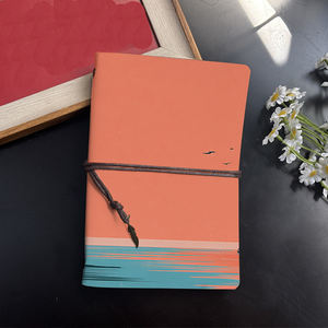 Cuaderno compacto A6 hecho a mano esencial para estudiantes de primer año universitarios, ideal para notas de conferencias y discusiones de seminarios con velero - Product Image 2