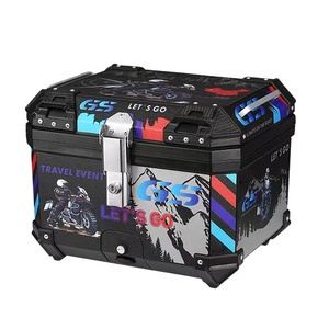 High Quality Tail Box With Inner Lining and comfortable backrest ABS Material Motorcycle Tail Trunk motorcycle top box