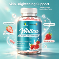 Gummies au glutathion et au collagène pour éclaircir la peau, éliminer les taches brunes, favoriser l'éclat de la peau, des cheveux et des ongles, avec vitamine C