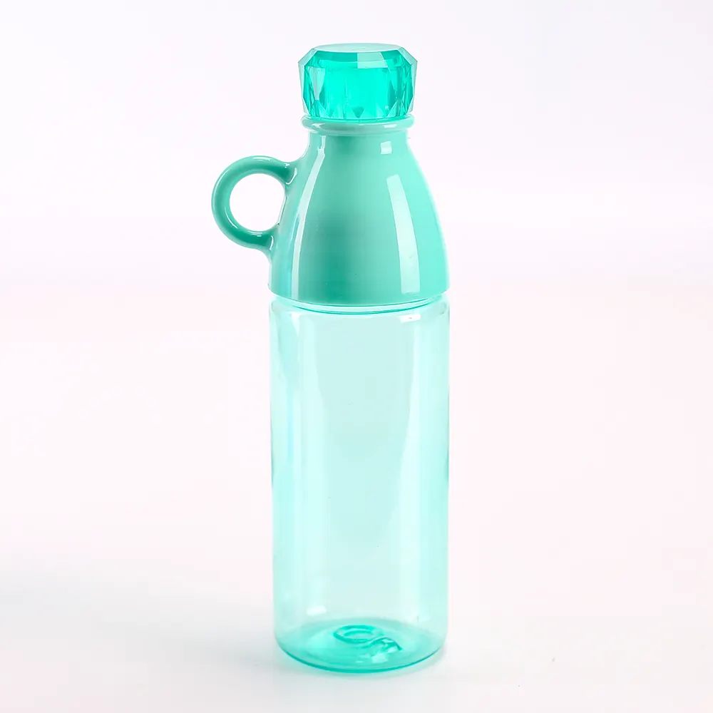 TOURSUN 800ml iki açık şişe elmas kafa çok fonksiyonlu özel kabul OEM spor su şişesi açık