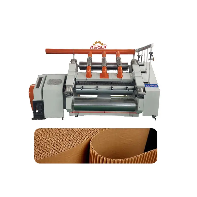 Single Facer Corrugated Making Machine / Paperboard Corrugated Carton Machines