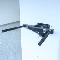 Barre de dips réglable en Y pour Power Cage, accessoires de barre de dips pliables, station murale pour tractions et dips