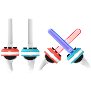 Accesorios de controlador de sable de luz L R Grip para Oculus Quest2 para <span class=keywords><strong>Beat</strong></span> Saber VR <span class=keywords><strong>Game</strong></span> para Oculus Quest2 <span class=keywords><strong>Game</strong></span> Stick - Product Image 2