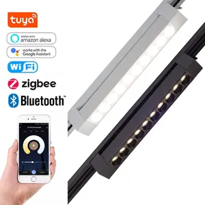 ERDU Factory Price Anti Glare Commercial Cob Track Spot Light System Adjustable Angle Linear Led Track Lights
