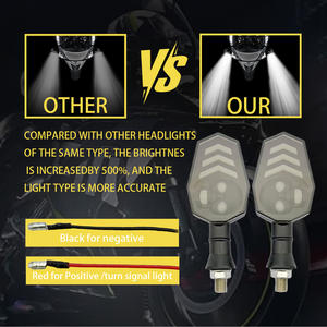 Étanche Nouveau Style LED Crâne Tête Clignotants Avant <span class=keywords><strong>Position</strong></span> Ambre <span class=keywords><strong>Clignotant</strong></span> <span class=keywords><strong>Moto</strong></span> Indicateurs <span class=keywords><strong>de</strong></span> Direction - Product Image 6