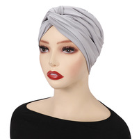 Bonnet Hijab Indien Femme Daisy en Tissu Mélangé Monochrome Respirant Quatre Saisons – Vente en Gros