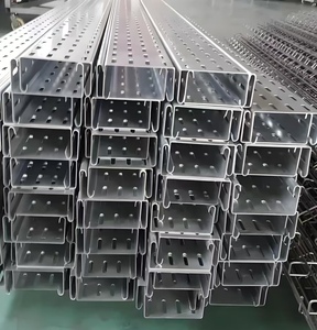 Bandeja Portacables Perforada Galvanizada Ignífuga con Disipación de Calor <span class=keywords><strong>para</strong></span> Edificios Comerciales, Gran Venta de Temporada - Product Image 1