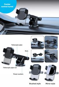 Factory Wholesales Multifunctional Car Phone Stand 360 Degree Universal Dashboard Car gadgets Mobile Car Phone Holder - Product Image 6