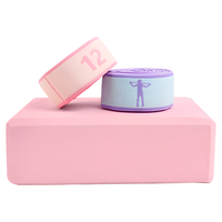 Bandes de yoga en latex élastique pour la danse, la gymnastique, l'entraînement, la remise en forme, la physiothérapie - Portables et écologiques