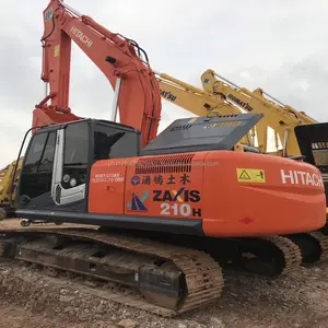 Máquina escavadeira hidráulica de baixo preço, carachi zx210 do japão, em estoque para venda quente